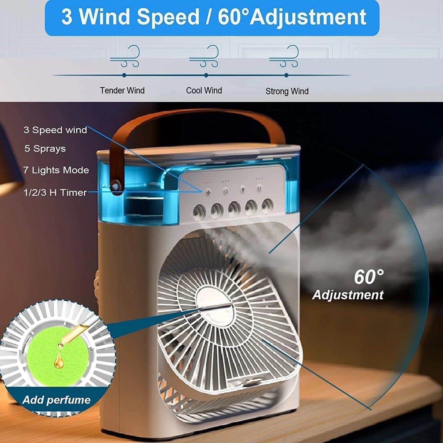 Portable Air Cooler Fan